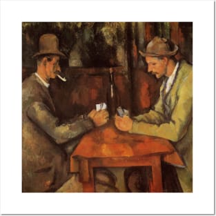 The Card Players by Paul Cezanne Posters and Art